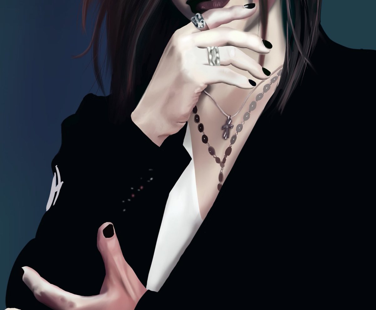 Happy Birthday! 🎁🎂 <a href="/uruha_gazette__/">URUHA the GazettE</a> 
My art is still W. I. P. 🙈