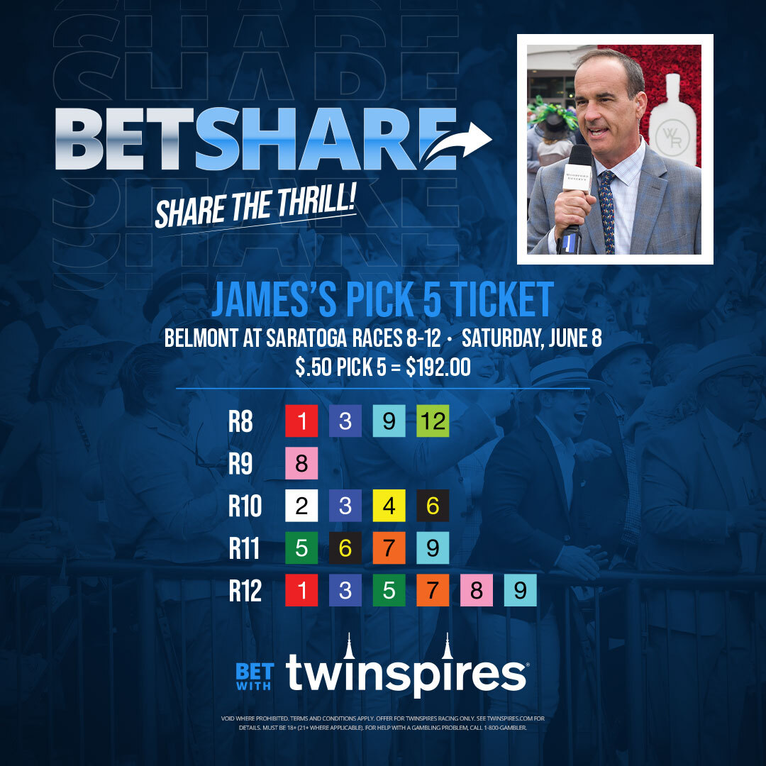 🚨 EXPERT BETSHARE 🚨 

We have a #BetShare Pick 5 ticket at Belmont at Saratoga that finishes with the Belmont Stakes courtesy of expert handicapper <a href="/James_Scully111/">James Scully</a>!

Join in for as little as $3.84 per share!

#ShareTheThrill ⤵️ 
spr.ly/60105P2Oo