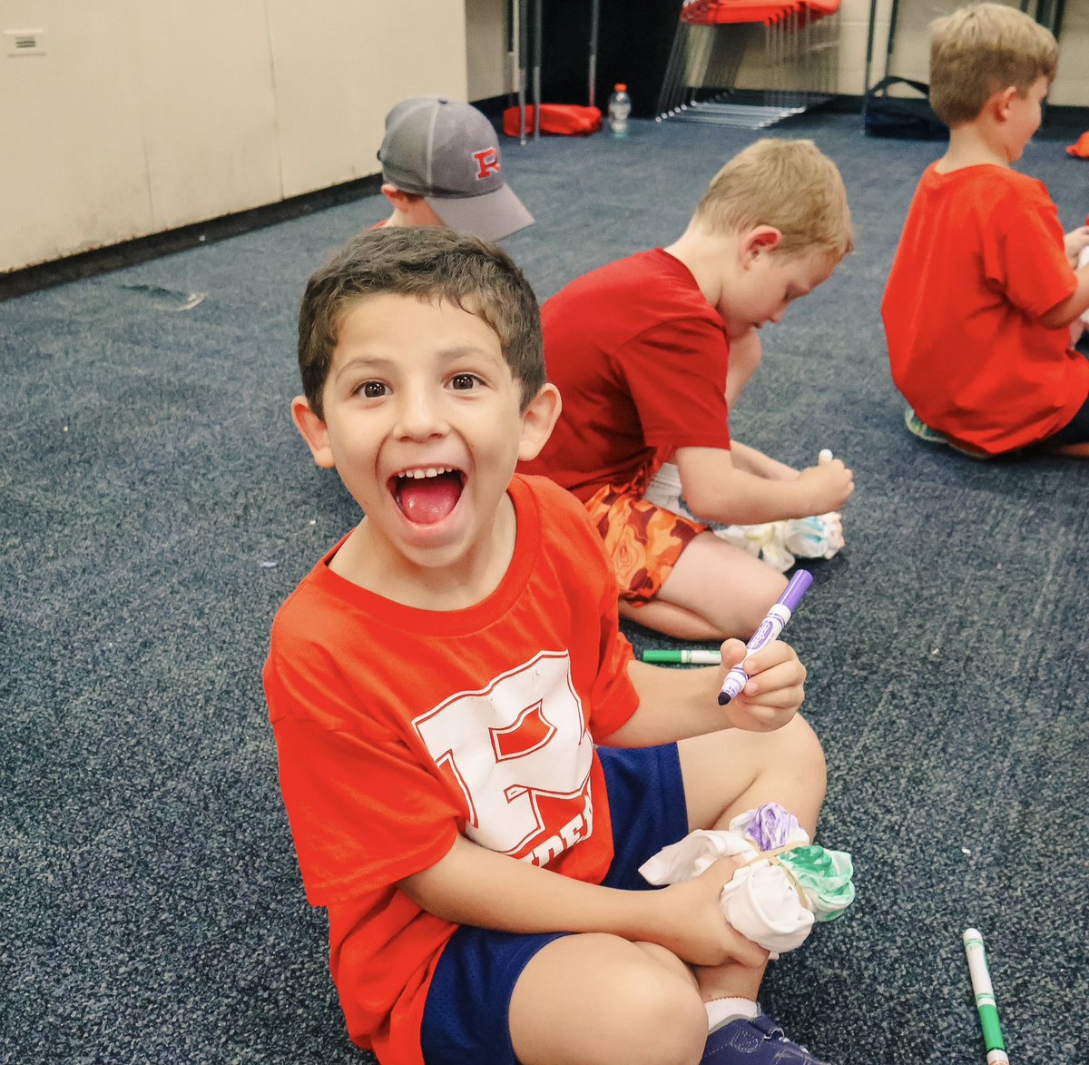 ArchRUMMEL's tweet image. ☀️ 😎 A petting zoo, tie-dye shirts, science experiments, basketball, and baseball! 🏀 ⚾️ 

It’s safe to say the first two weeks of summer on Severn Avenue have been blast!  🎉

See you on Monday, campers! 

#SummerAtRummel #BestSummerEver