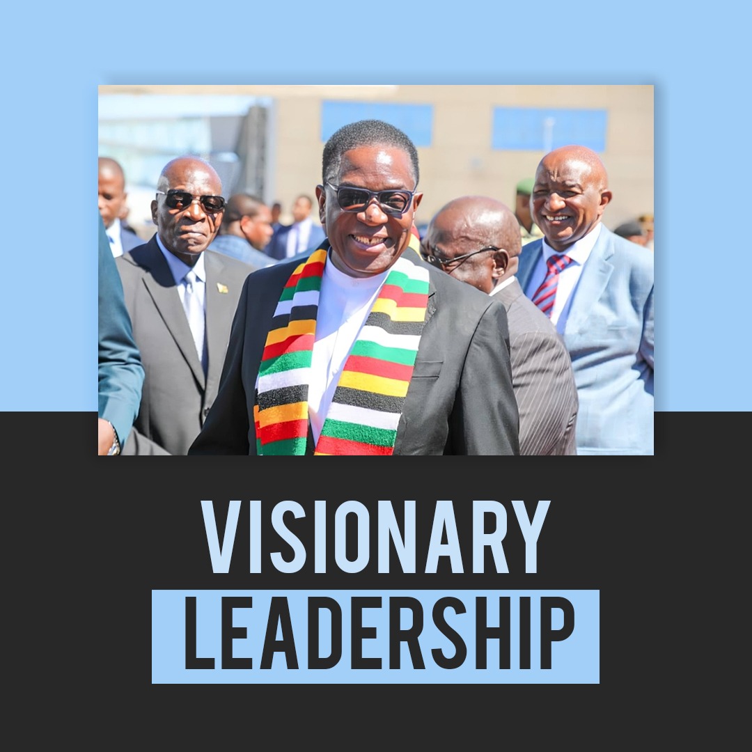 ZimEcoz's tweet photo. Our visionary leader HE @edmnangagwa is actively leading our economy to the Vision 2030 https://t.co/FHiJFnouwY