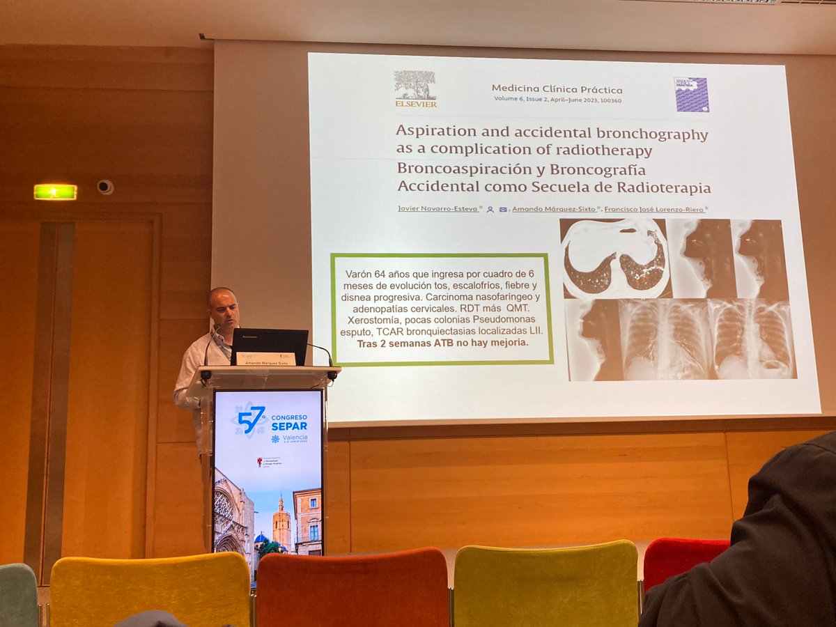 Ha sido un honor poder representar al Área de Enfermería Separ en el foro "Lo Mejor del Año " en cada área en el 57 Congreso Nacional Separ Valencia. #Negriinnova #HUGCDN, <a href="/EnfermeriaSepar/">Enfermería SEPAR</a> <a href="/DesireAlemnSeg2/">Desirée Alemán Segura</a> <a href="/Kikehdezmendoza/">Enrique Hernández</a> <a href="/LeticiaBenitezS/">Leticia Benítez Santana</a>