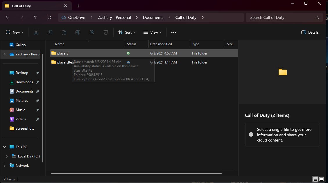 zPloud's tweet photo. Deleting the "players" file will reset in game settings &amp; delete/reinstall shaders which fixed my game crashing https://t.co/WhUm6HMgWs