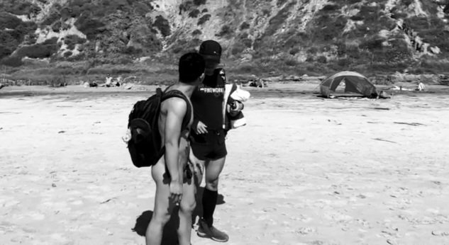 Fun Fact: During the beach training, a straight couple stopped by and asked where she could find a lock for her husband