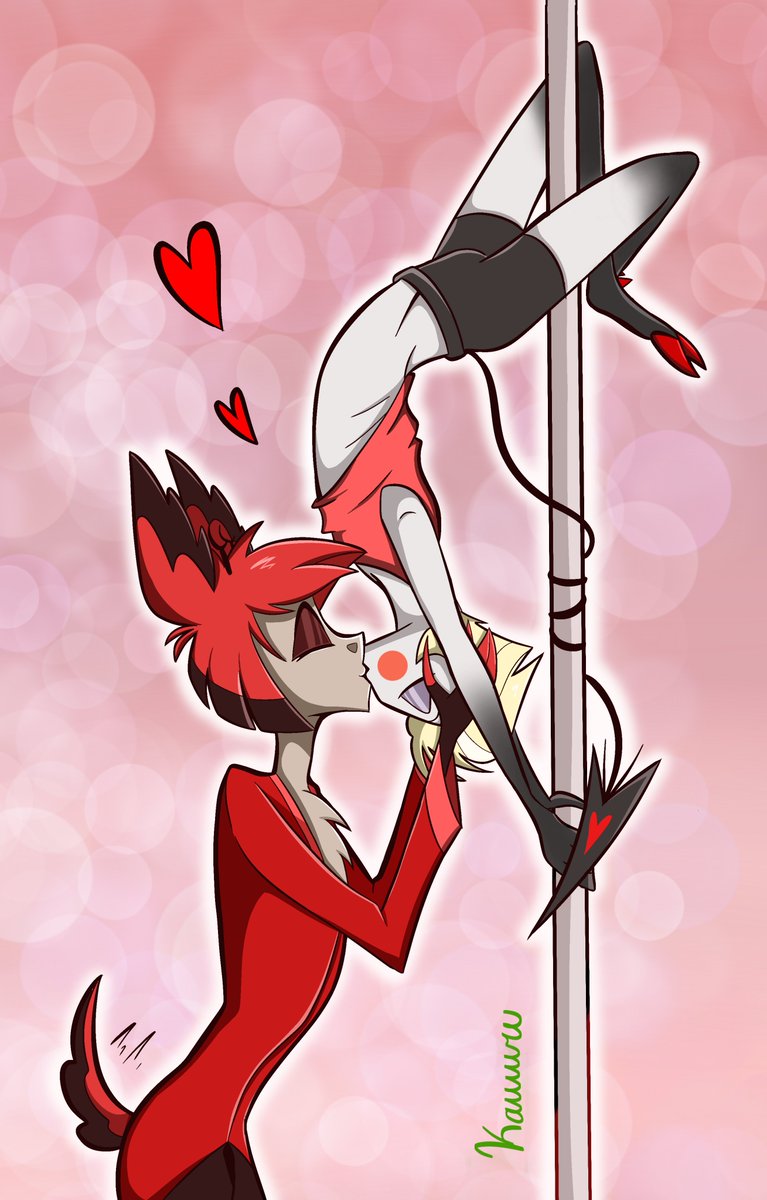 Something simple again today! I cant get it out of my head that Lucifer likes to pole dance (this counts for dancing right???) #radioappleweek #radioappleweek2024 #radioapple Day 6: Dancing