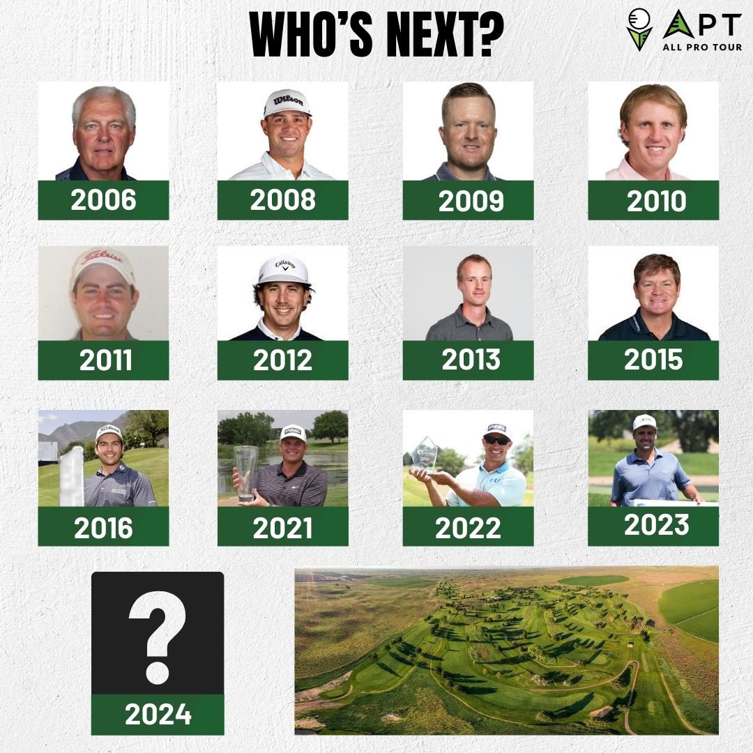 Final Round.. who is going to be our next Southwest Kansas Pro-Am champion? 

Sam Murphy and Matthew Watkins are both sitting at T1 after finishing the Round 2 this morning and are headed into the final round at 6-under par total.

#APT #AllProTour #PathOfThePros #swksproam