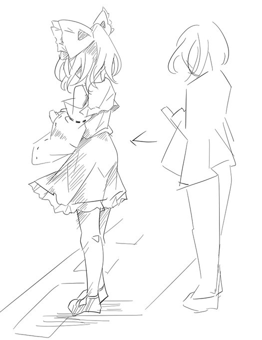 クロッキーから生み出された霊夢 