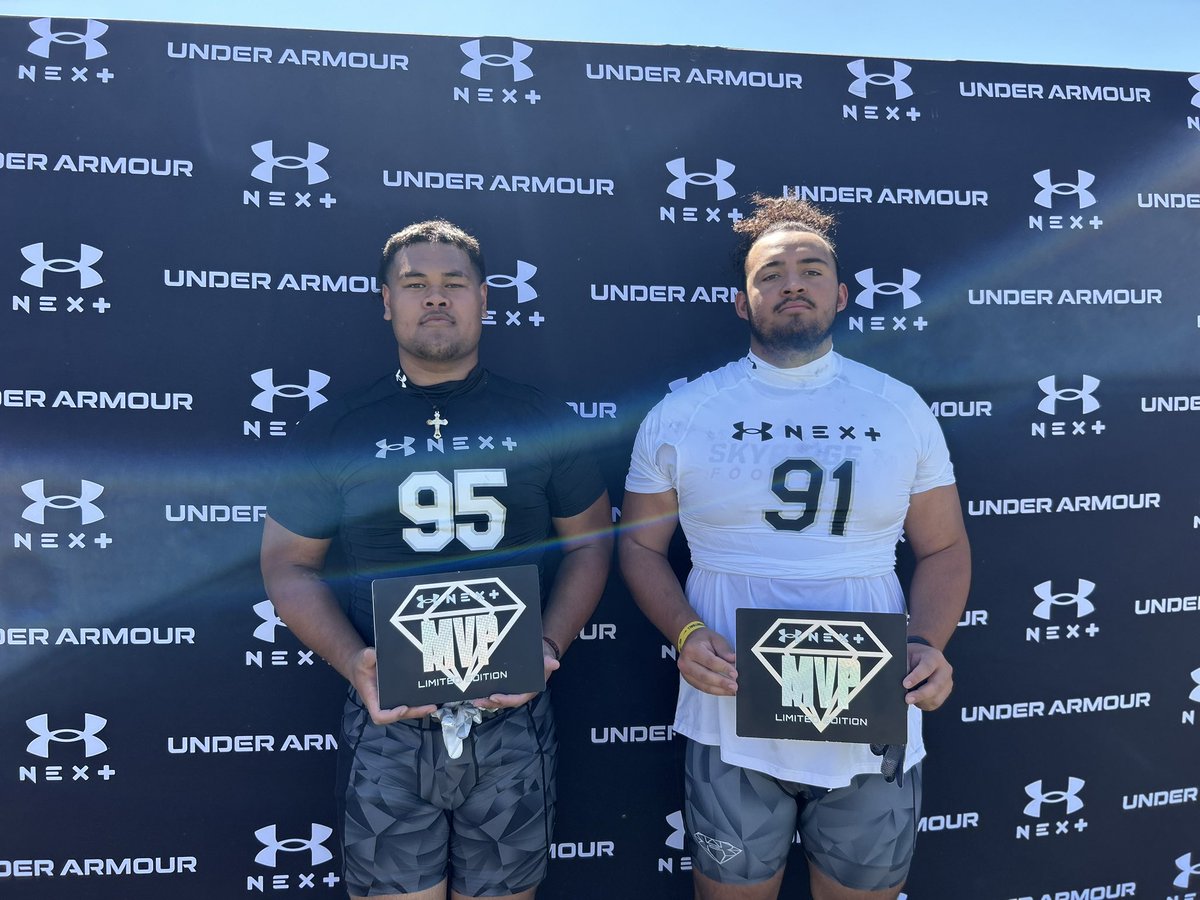 Greg Biggins (@gregbiggins) on Twitter photo Bingham ‘26 DL Viliami Moala (95) and Skyridge OL Ben Howard (91) take home MVP honors at the <a href="/UANextFootball/">All-America Game</a> Camp Bingham ‘26 DL Viliami Moala (95) and Skyridge OL Ben Howard (91) take home MVP honors at the <a href="/UANextFootball/">All-America Game</a> Camp