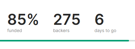 hyperheartcom's tweet photo. 85% funded, with 6 days left in the GotchaCards kickstarter campaign!

only 25 away from 300 active backers! that'd put a huuuuge dent in the remaining amount >:) https://t.co/mHbVUsaIZM