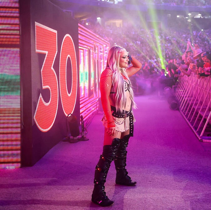 LikeableLIV's tweet photo. LIV's entrance number for the Royal Rumble this year was 3⃣0⃣ !
She turns 3⃣0⃣ yrs old today 🥳
Coincidence? 😎
We love you LIV and Happy 30th Birthday 🎊🎉
Hope you achieve lots more in your 30s and remain on top! ❤
#LIVMorgan #LivyDay #LIVDay #Dirrty30 https://t.co/BoHkCKhz6w