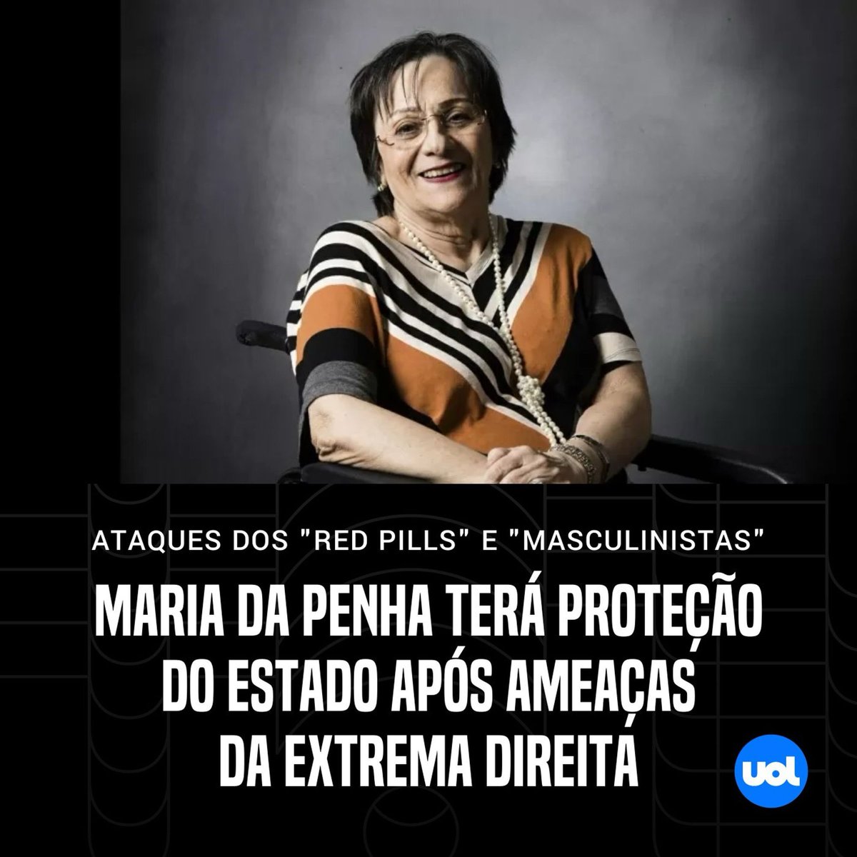 Toda solidariedade a essa mulher guerreira, incansável, sobrevivente, ícone da permanente da luta em defesa dos direitos das mulheres e combate à violência familiar e doméstica. No passarán!!