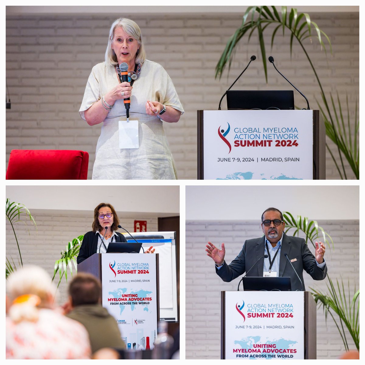 ## GMANMadrid Day 1:
GMAN kicked off w/ global scientific update on myeloma research &amp; latest from the IMF &amp; IMWG!
Access to treatment was key focus. Experts discussed innovative approaches like regional Clinical Trials &amp; unique models from Croatia, Denmark, &amp; India. #mmsm