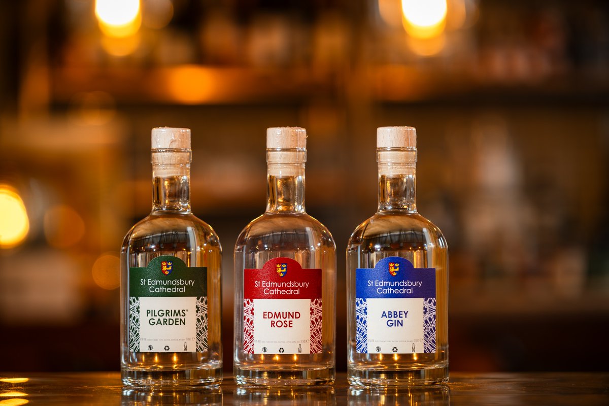 Pop along to the Cathedral Shop and you'll now find three Cathedral-inspired gins for sale! These gins were made in partnership with <a href="/HoSDistillery/">Heart of Suffolk Distillery Ltd</a> and offer a variation of flavours - visit us to find out more!

📷 <a href="/TomSoperPhotos/">Tom Soper Photography</a>