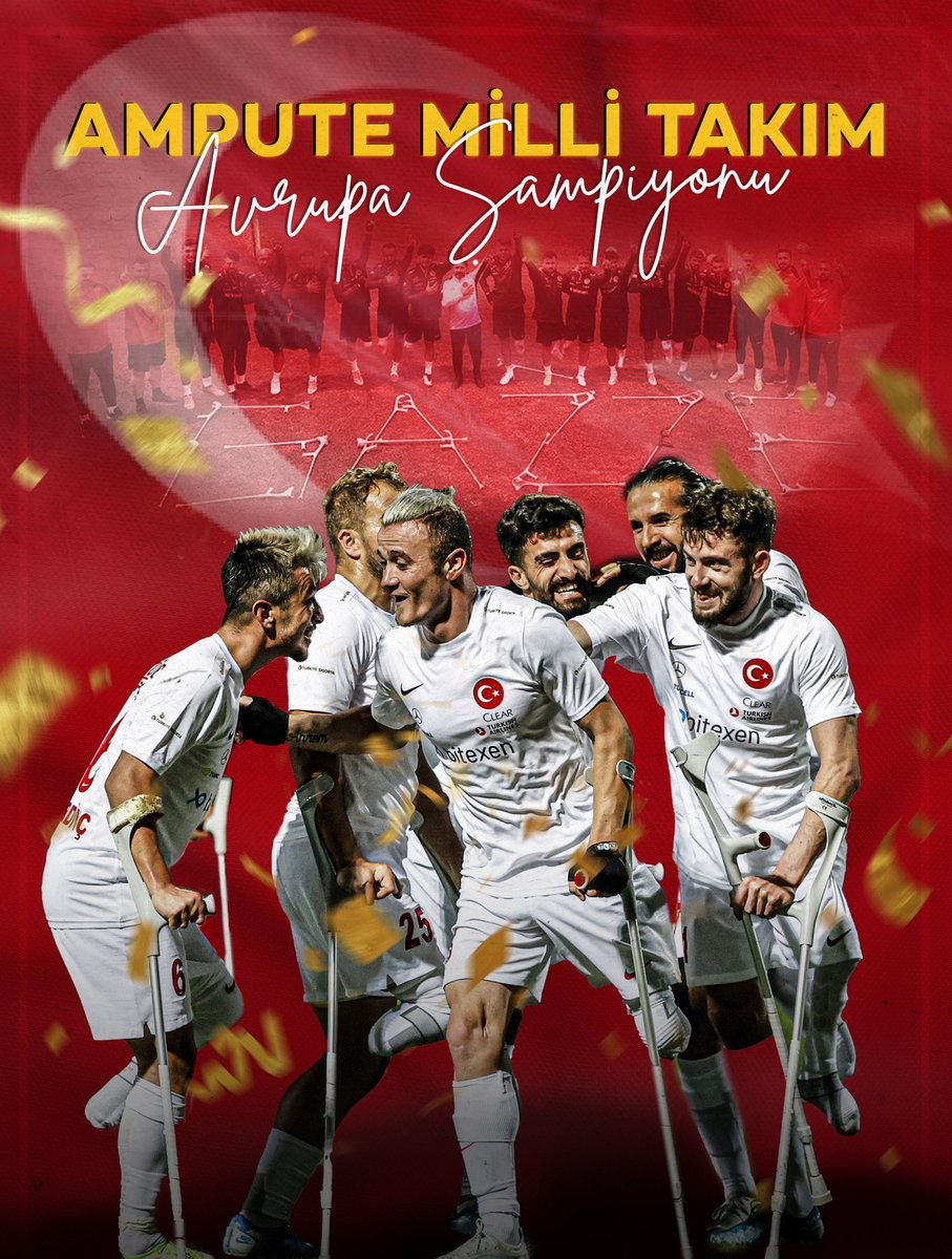 Yüreğiyle büyük işler başaran büyük takım tebrikler <a href="/amputemilli/">Ampute Futbol Milli Takımı</a>