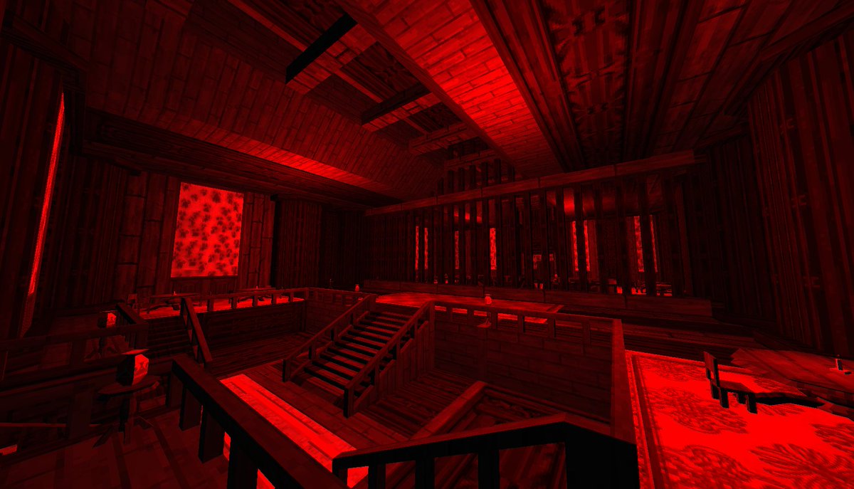 Still grinding out rooms for this level, I'd like to say I'm around 75% done with the level layout.

#screenshotsaturday #ultrakill #customlevel