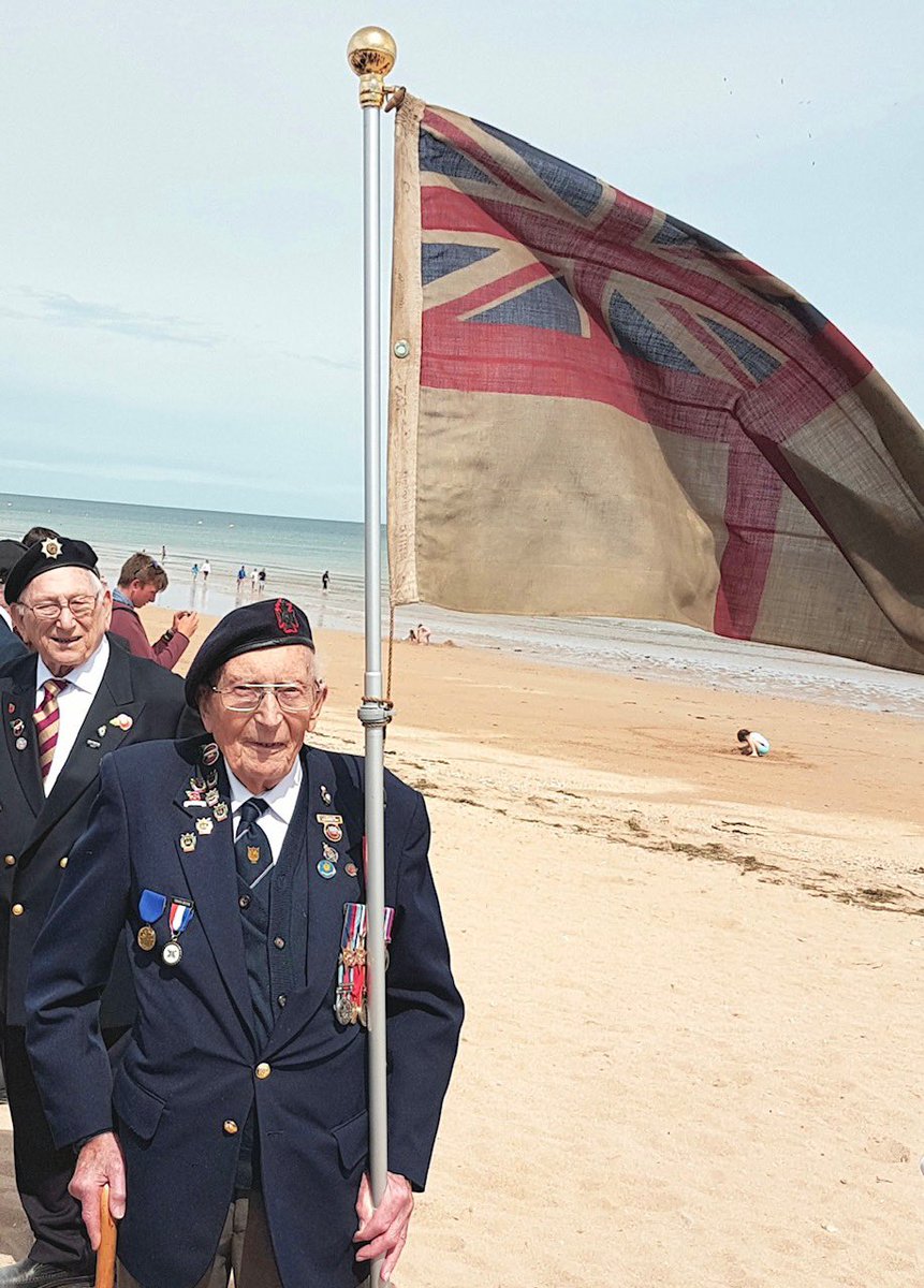 That kid. In the distance. Lost in their own world. Building a little castle from the sands of Sword Beach. That’s what #DDay is about.
