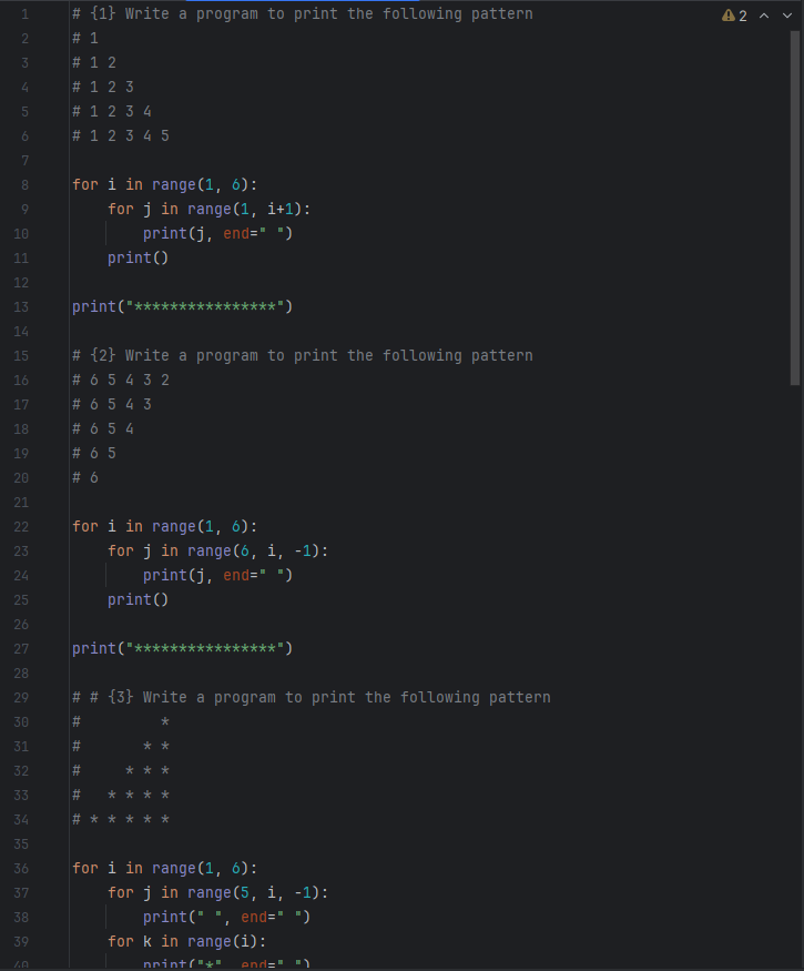 pratham_kshk's tweet photo. 🌟 Day 2 of My Python Journey! 🌟
Learned about:
- Loops (for, while, while True)
- Nested loops
- For loop with conditionals
- Break &amp; continue

Excited to share more updates and programs! 🧠💻 #PythonLearning #CodingJourney #DailyProgress #pythonprogramming  #DataScientists https://t.co/20DFOrwoc3