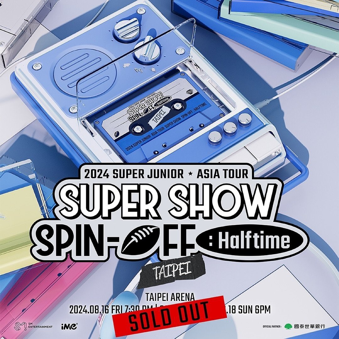 Sujumemories's tweet photo. Just in case if anyone is still 
looking for tixs for SPIN OFF 
In Taipei.
this tw ELF FB fanpage 
has some ppl letting go of their tix
©® : 美人們～
#SuperShow_Spinoff_Halftime #SSS_HALFTIME #IMETaiwan
#슈퍼주니어 #SUPERJUNIOR #iMeTW #iMeGroup https://t.co/psA64AEMV5