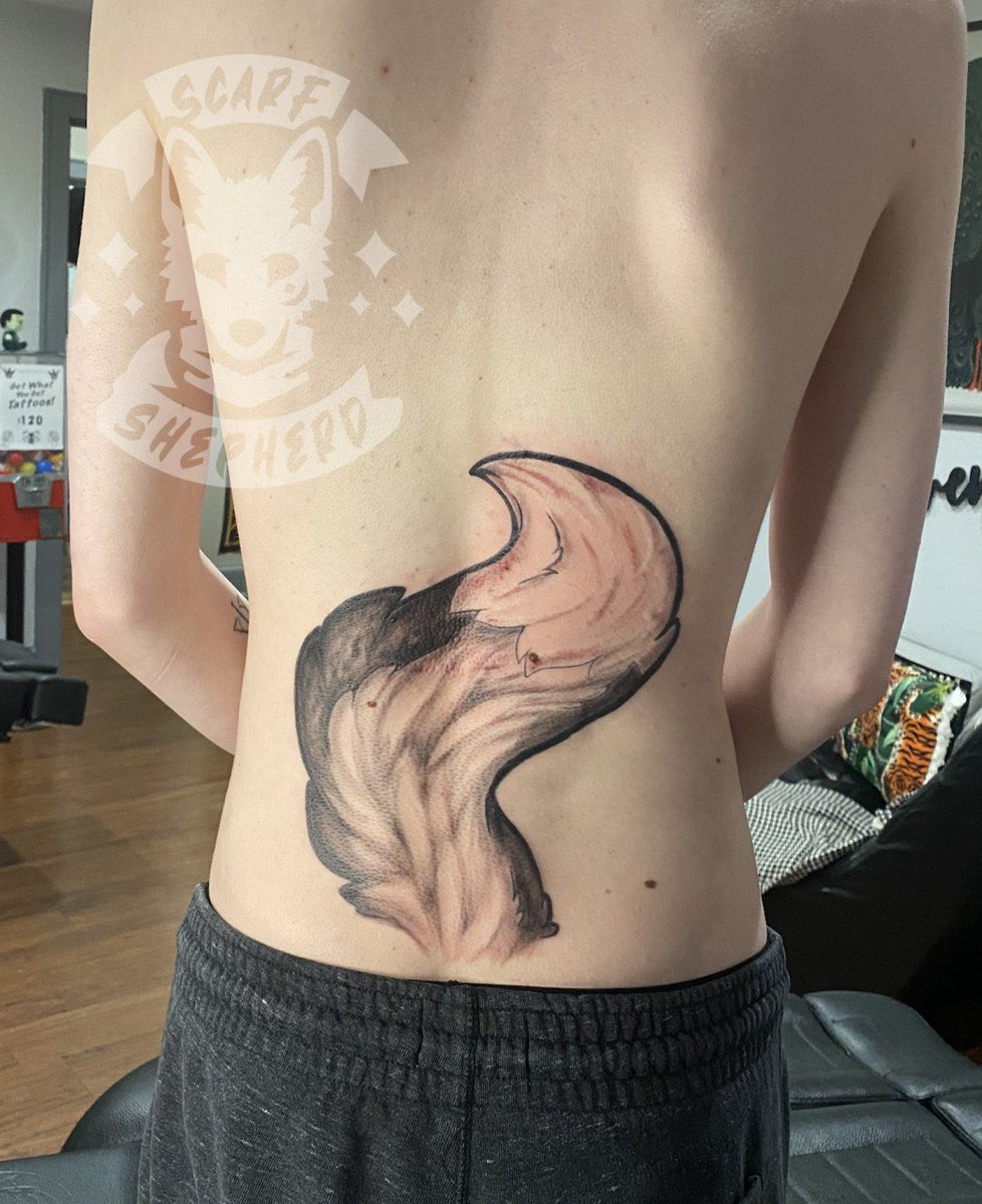 Tail tattoo for Ribo!🐾