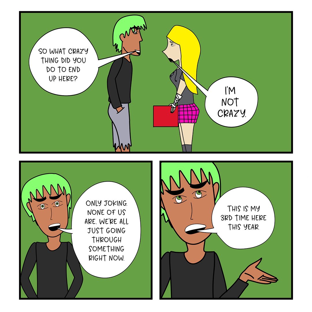 Check out episode 19 of Abilities! #MentalHealthRecovery #comicartist #comicbook #comic