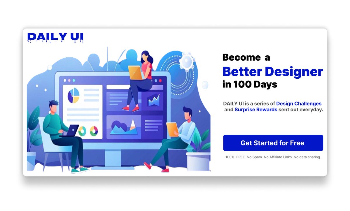 Designer_Dehbie's tweet photo. It’s finally here…
100 days of the Daily UI Challenge.
We were asked to redesign the design prompt.
#DailyUl #ui #uiux #LearnInPublic #uidesign https://t.co/LmZjtsABts
