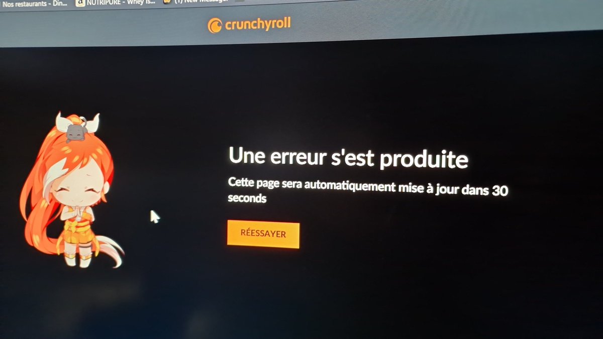 Solarior2's tweet photo. Bonjour @Crunchyroll_fr , votre site a actuellement des problèmes ou bien le problème vient de moi ? https://t.co/GGz4Ff6wyn