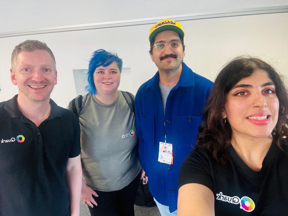 QuarkNews's tweet photo. It's the last day at the Birmingham Design Festival β€οΈβπ₯
We have had a blast, going to the wonderful Andy Khatouli βs talk and being surrounded by talented creatives from across the UK π₯°
#BDF2024 #BirminghamDesignFestival #QuarkXPress #Infografix @designfestbrum https://t.co/S2xsxvbPKd