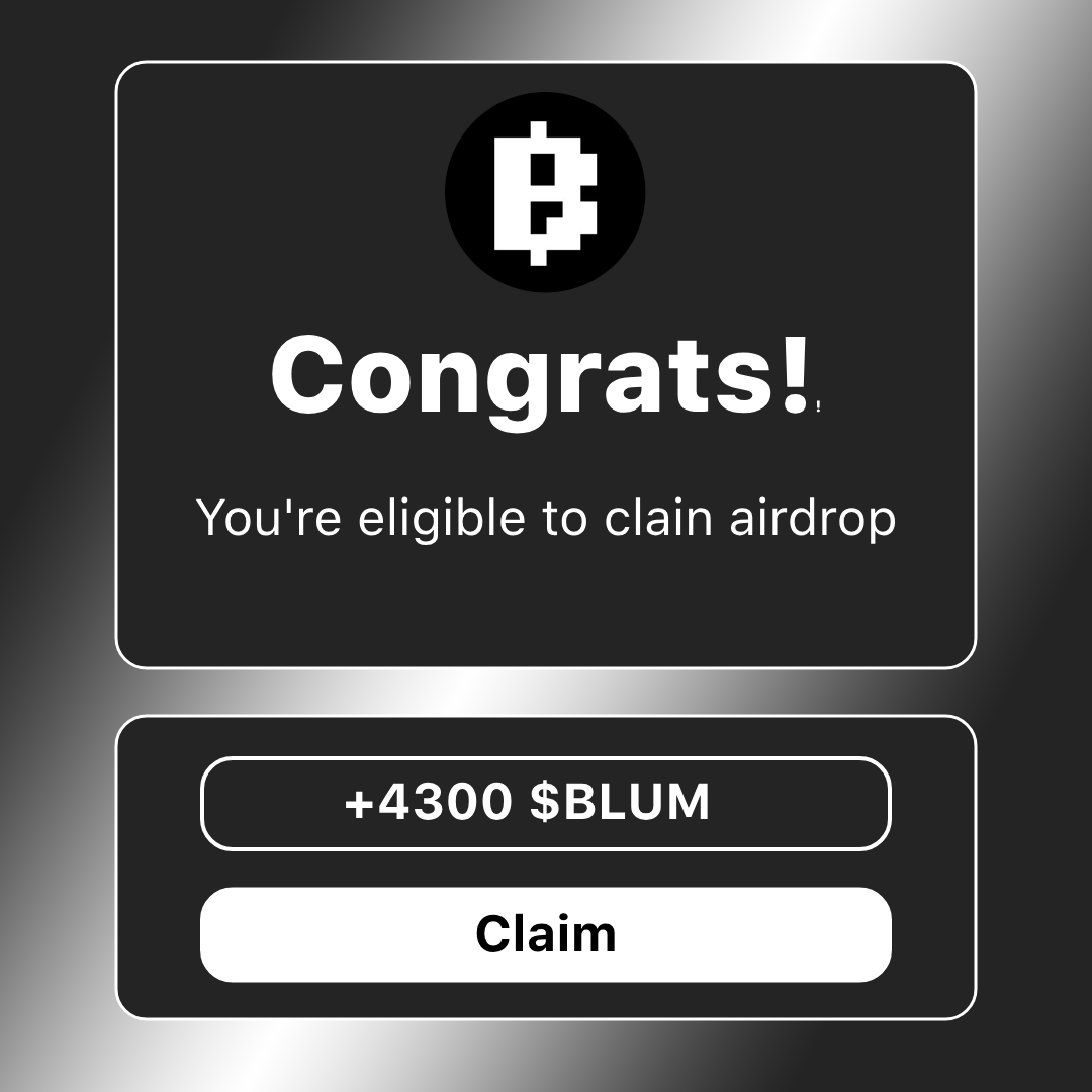Sava_FUTMB's tweet photo. $BLUM Airdrop is CONFIRMED!

Supported by Binance

Cost: $0
Time: 5 min
Profit: $8,500+

Missed $NOT, don't miss it, it will be the largest $TON drop in the ecosystem

Watch the step-by-step video guide 👇🧵 https://t.co/EwJDwdVdqw