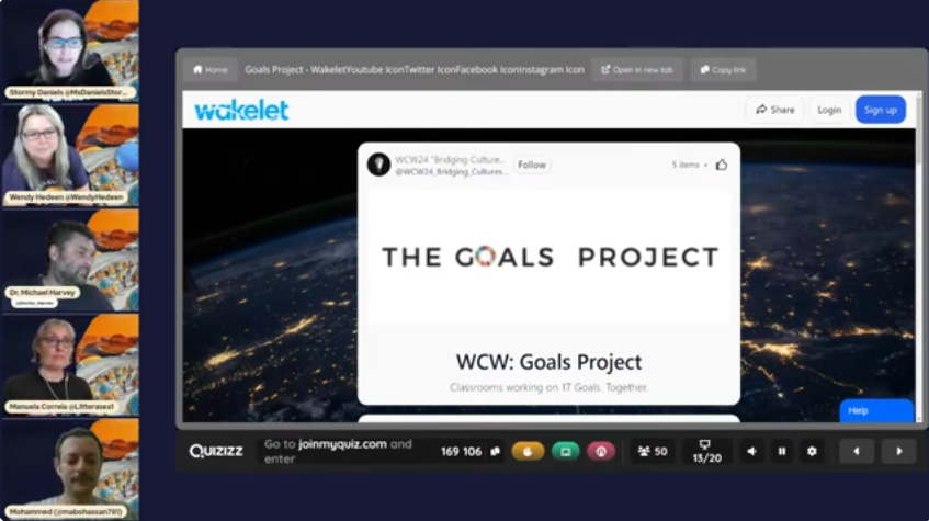 mabohassan781's tweet photo. Why should you join the Goals Project?
✨It's a free global collaboration project for all classrooms of the world.
✨Classrooms working on 17 Goals.​ Together.
@wakelet @Doctor_Harves @TeachSDGs #WakeletCommunityWeek https://t.co/TafkGDlP74