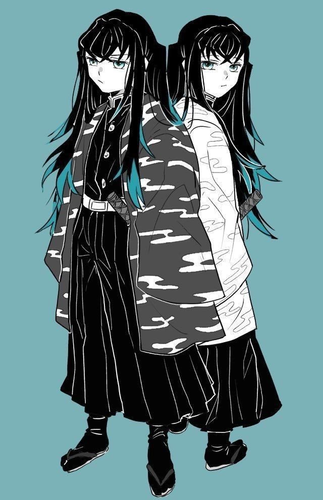 YuiMuix's tweet image. Yuichiro and Muichiro - 有一郎と無一郎