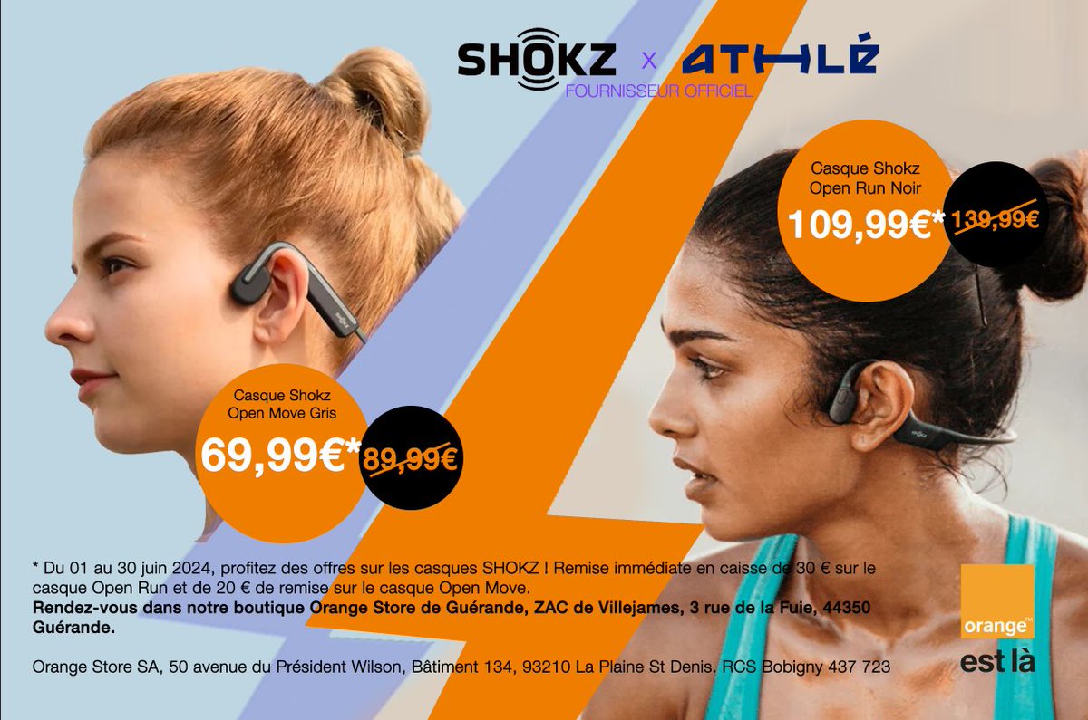 nourry_ludovic's tweet photo. Maré Trail de la Turballe ce we avec mise en avant des casques Shokz pour faire découvrir ce magnifique produit aux 900 participants

@LeBris_joel @S_lebriss  @CindyGilot   @fredcolard 

La team Running Orange Guérande y participe avec @FaihyJ @Kevin_grn14 et moi même https://t.co/eOdspRhZnQ