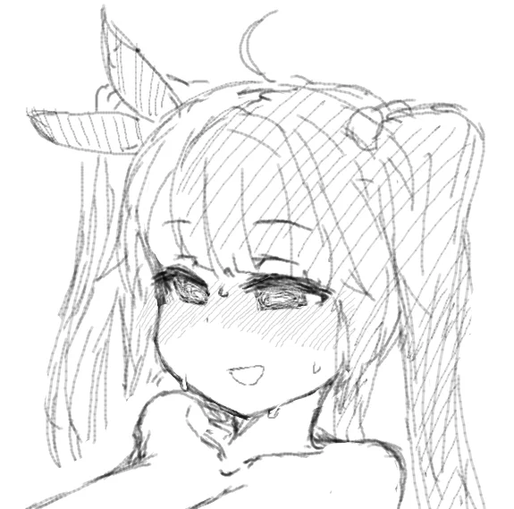 顔だけ描いた 