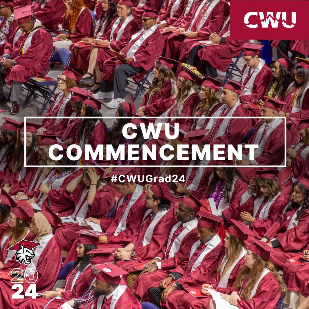 CentralWashU's tweet photo. 🐾 Congratulations to the newest CWU Ellensburg graduates! Your hard work, dedication, and perseverance have paid off. Here's to the beginning of a new chapter and all the amazing opportunities that lie ahead. #CWUGrad24 #Classof2024 https://t.co/8t3pSSDCzT