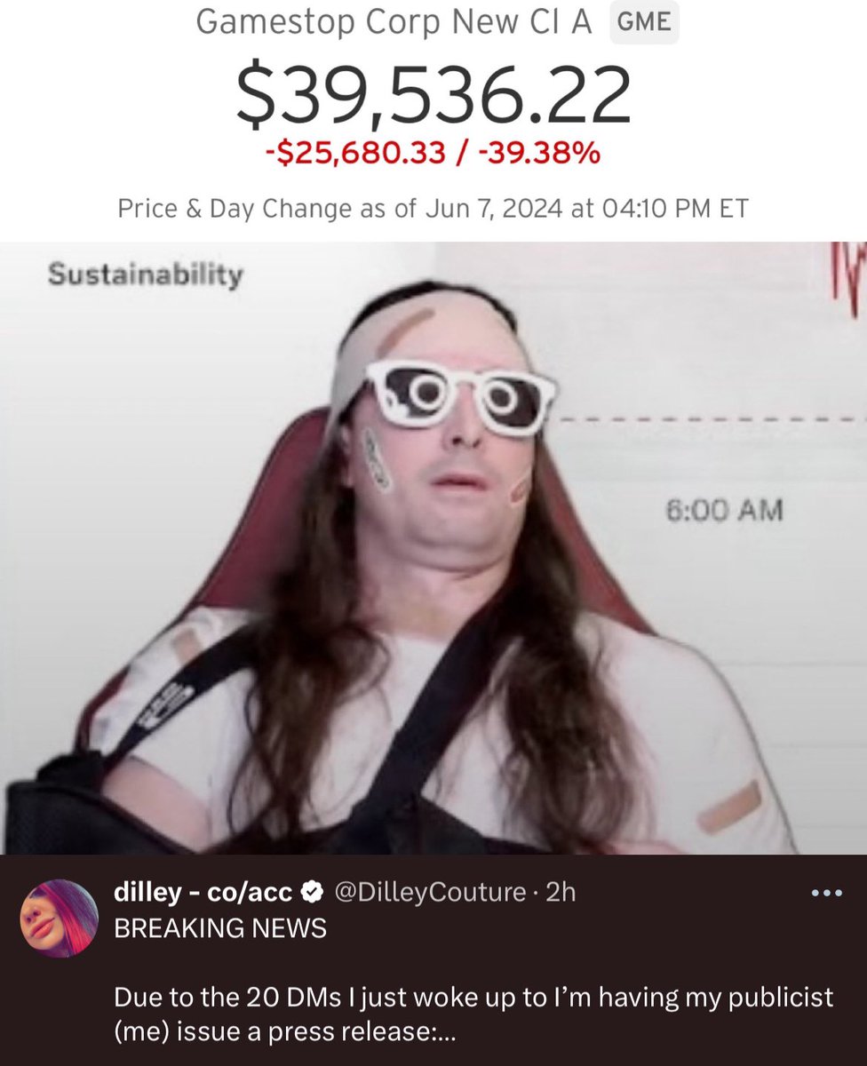 MoneyPrinter's tweet photo. Yesterday, @TheRoaringKitty demonstrated that he's not the puppet master behind the rise in $GME's stock price. 

He's not playing the pump-and-dump game, evident by the fact he hasn't sold a single share. 

Now that the air is clear, the State of Massachusetts, FINRA, and the SEC—can redirect their laser-like focus to the shorts that popped up yesterday like mushrooms after a rainstorm, and  let's not forget the intentional trade halts caused by block orders, bc who doesn't love some ol fashioned market disruption

If he’s in, I’m in ✊🏻