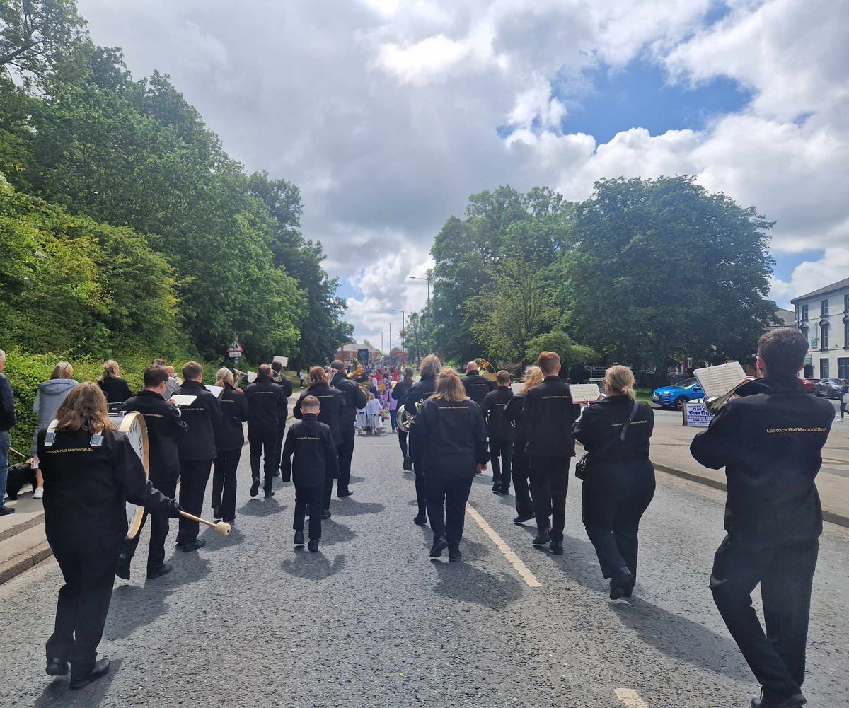 Lostock Hall Band tweet media