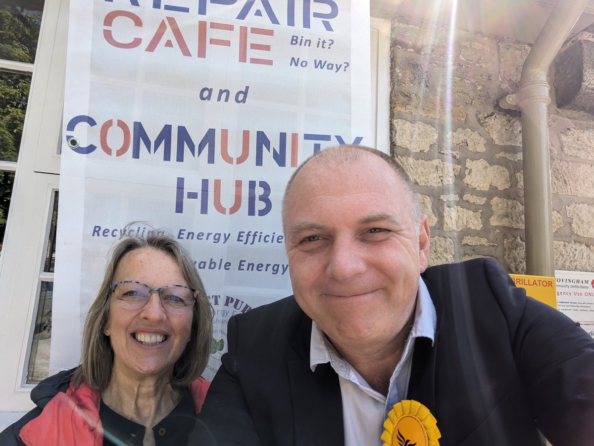 stevemason2111's tweet photo. Great 'official' first day #votesteve2024 #gilling, #Hovingham #amotherby and then into #Malton 

Talking Repair and reuse, speeding supporting the high street economy, then onto upcycling and into an open studios event 

#Votesteve2024 in Thirsk and Malton

#GeneralElection2024 https://t.co/rdRnd4mjzF