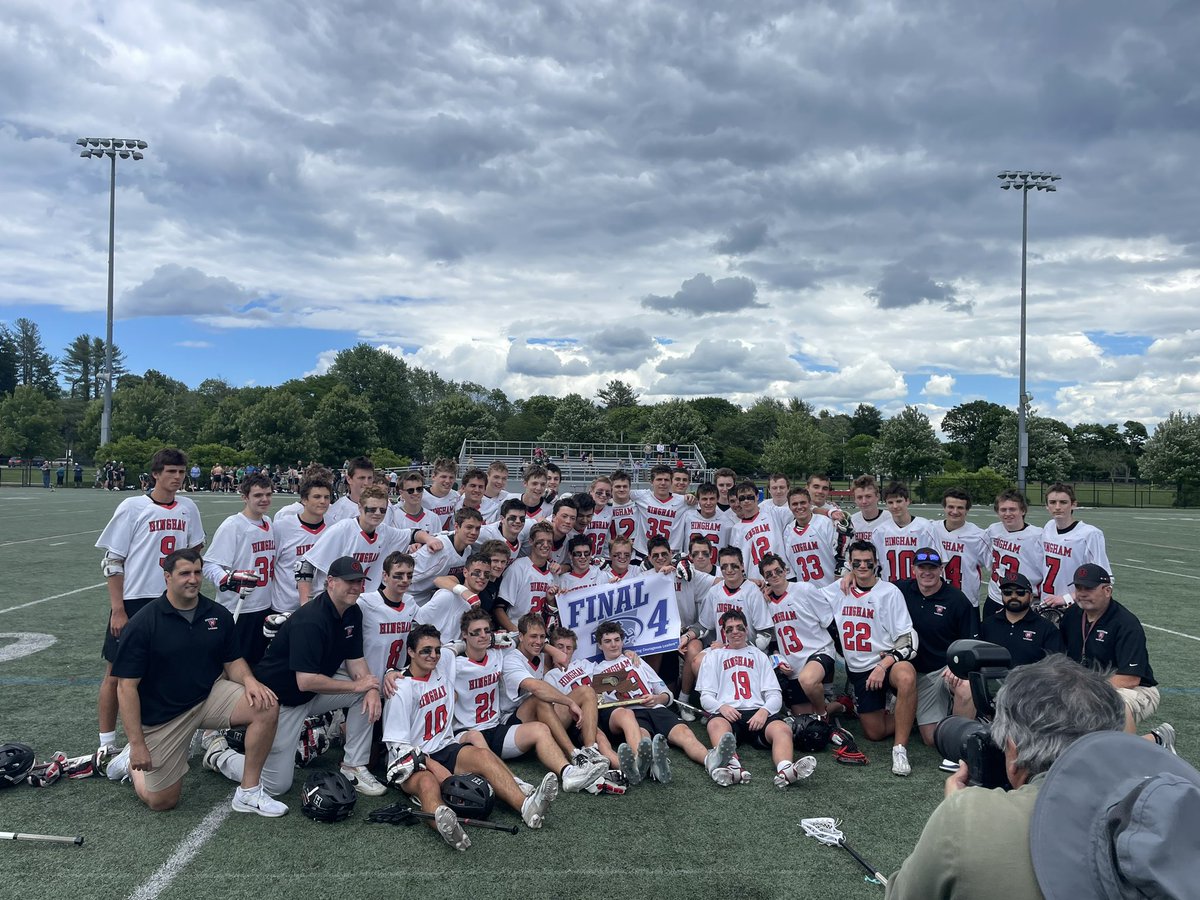 ROUND OF 8 BOYS LACROSSE FINAL:  Hingham 9 Mansfield 3
