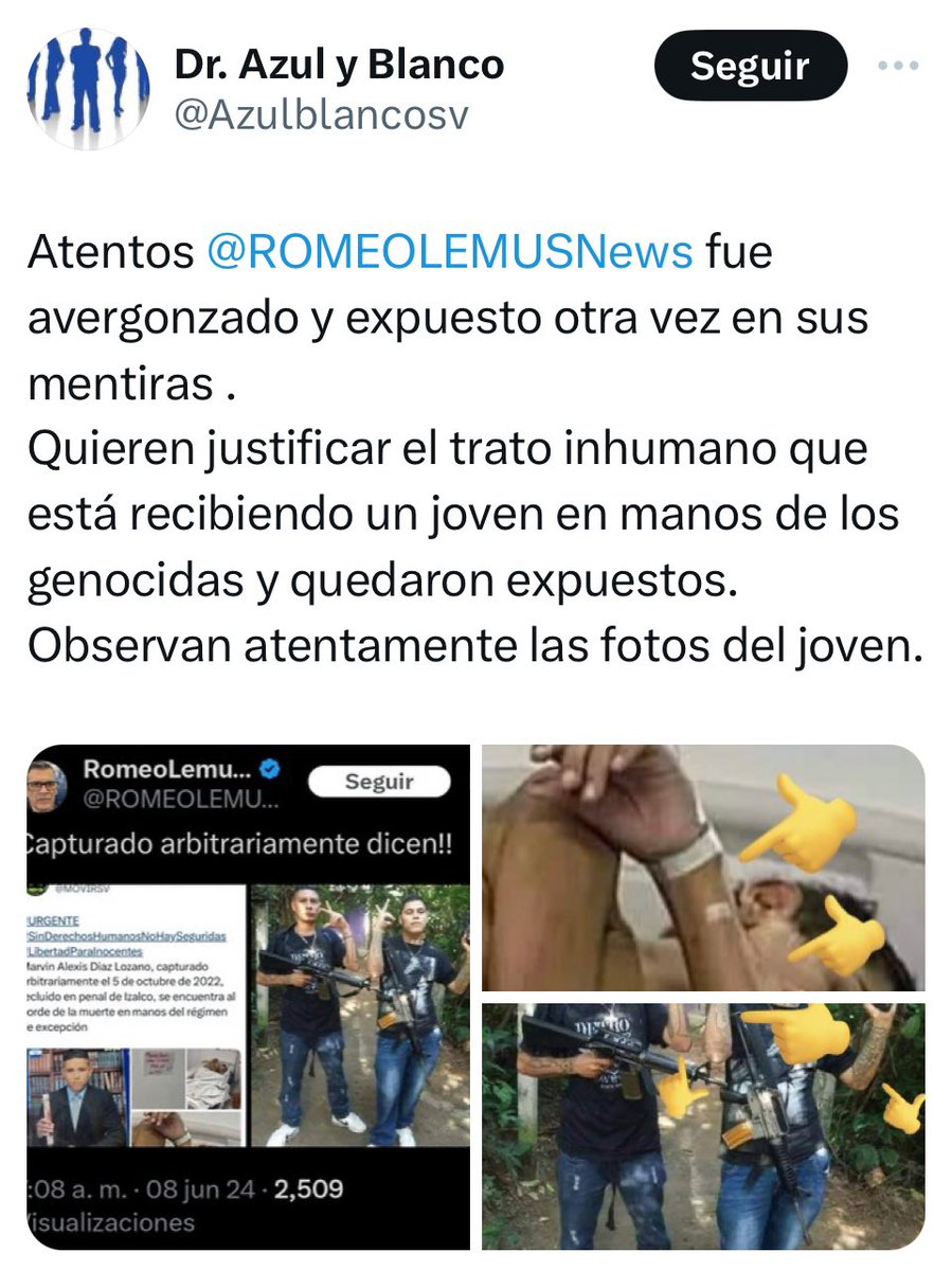 Movimiento de Víctimas del Régimen, El Salvador tweet media
