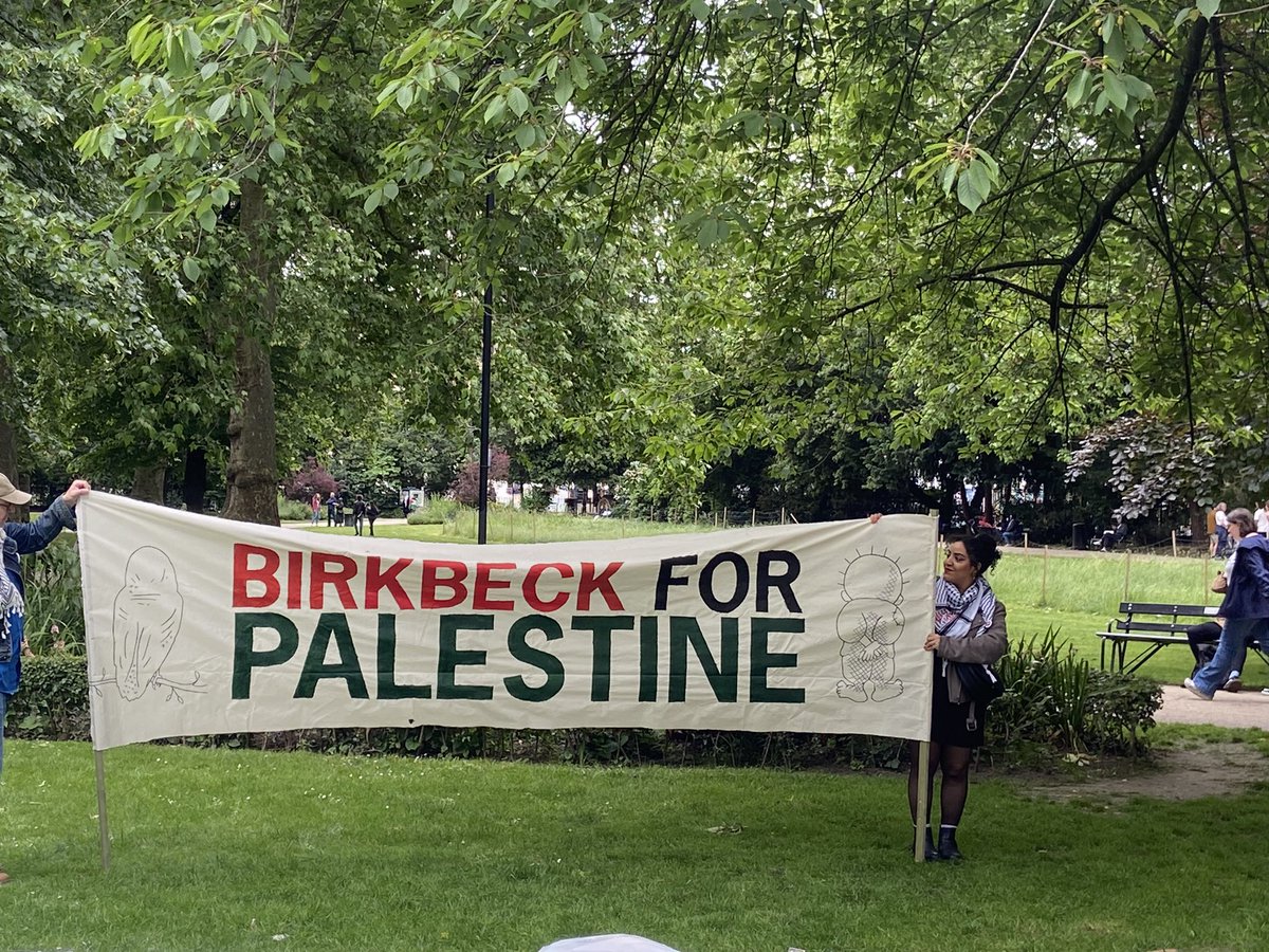 Sew4Palestine's tweet photo. #Katipunan occupied Russell Square this morning and joined the march after. It was a long day of protest from the fabrics to the streets. Palestinian liberation one stitch at a time. Resistance to genocidal coloniser is in a spectrum. #Sew4Palestine #BBK4Palestine https://t.co/mIB81XRXIP