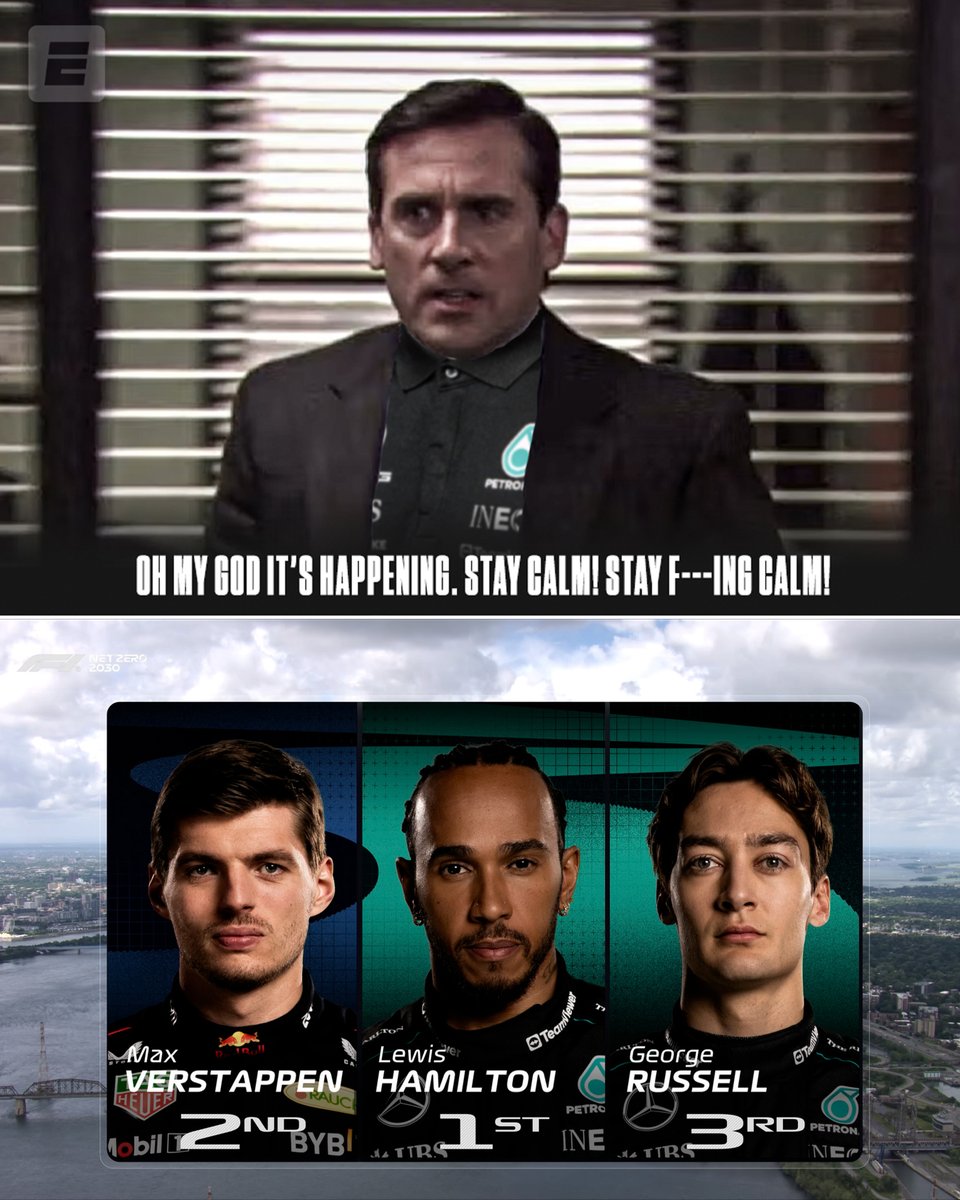 ESPNF1's tweet image. Mercedes fans right now...