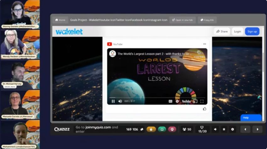 mabohassan781's tweet photo. Why should you join the Goals Project?
✨It's a free global collaboration project for all classrooms of the world.
✨Classrooms working on 17 Goals.​ Together.
@wakelet @Doctor_Harves @TeachSDGs #WakeletCommunityWeek https://t.co/TafkGDlP74