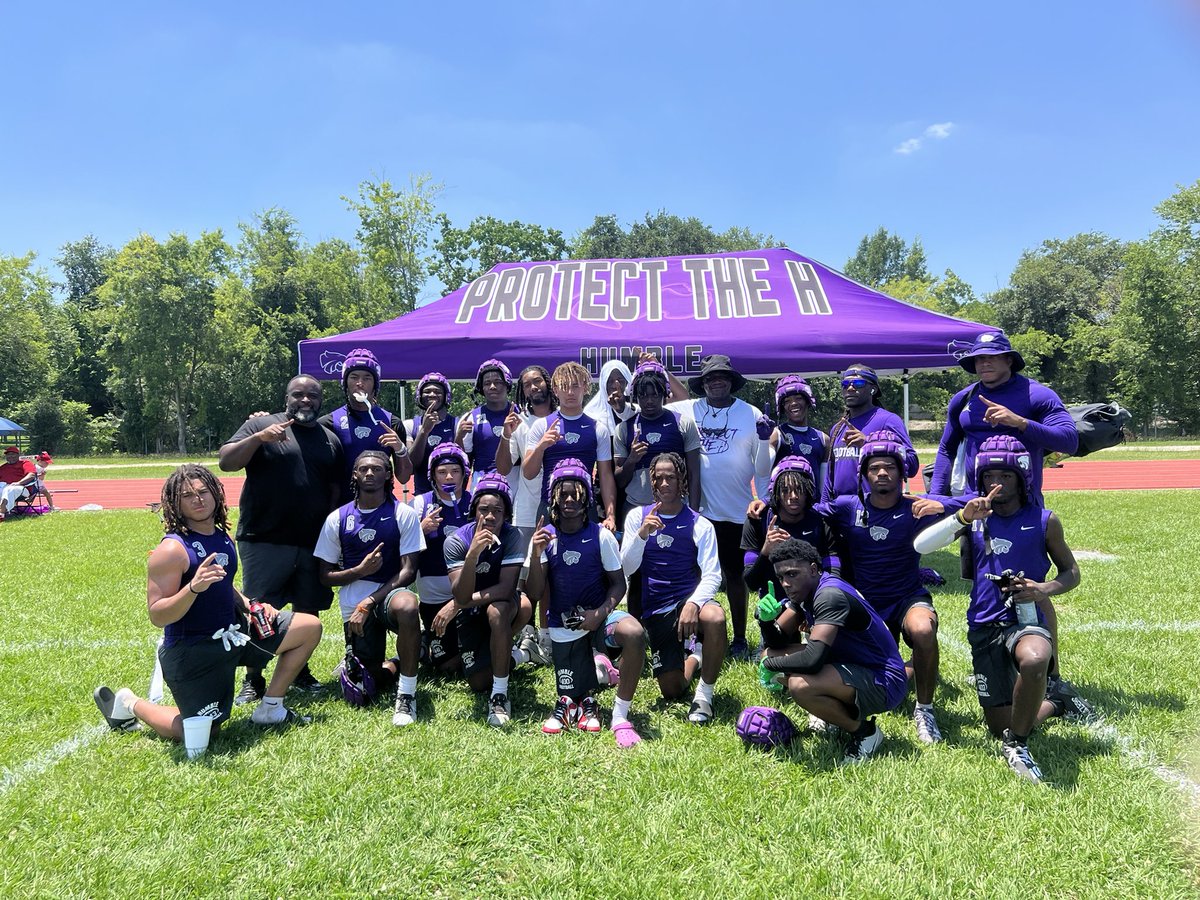 You’re Humble Wildcats have punched their ticket to the Texas State 7 on 7 tournament!!! So proud of this young group!!! @FootbHumble <a href="/HumbleISD_HHS/">Humble High School</a> <a href="/HumbleISD_Ath/">Humble ISD Athletics</a> <a href="/HumbleISD/">Humble ISD</a>
