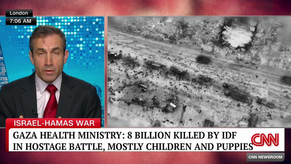 The Babylon Bee (@thebabylonbee) on Twitter photo Gaza Health Ministry Confirms 8 Billion Dead In Israeli Hostage Rescue buff.ly/3Kyamnk Gaza Health Ministry Confirms 8 Billion Dead In Israeli Hostage Rescue buff.ly/3Kyamnk