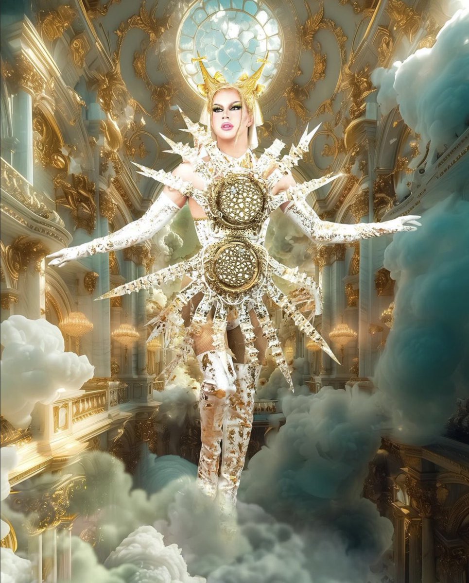 Misty Phoenix looks spectacular in her ‘Couture Vivante’ (Living Couture) runway for Drag Race France.