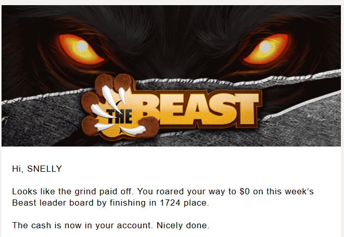 Thanks <a href="/ACR_POKER/">ACR Poker</a> and <a href="/WPN_CEO/">Phillip Nagy</a> !!! 

I'll try not to spend it all in one spot!!! 

Next time, can you add ".00" to the end so I can say I got a 3 figure payout, thanks!