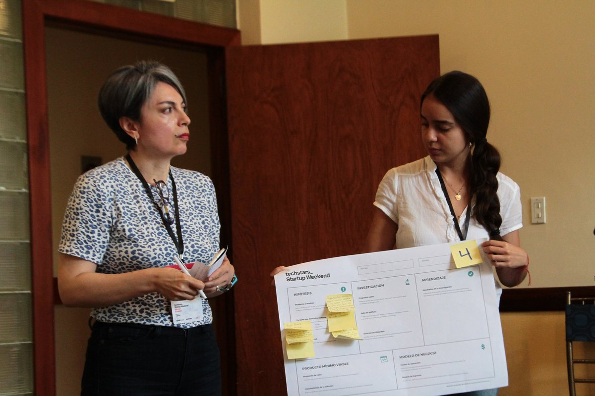 TSWWomenEcuador's tweet photo. 🚀 ¡La creatividad no para en el #TSWWEcuador @StartupWeekend #WomenEcuador de @Techstars impulsado por @WeXchange y @el_BID! 

Nuestras emprendedoras están desarrollando y validando sus ideas con la ayuda de nuestras mentoras💡👩‍💻
#TechstarsEC #MujeresSTEM #TSWWomenEC #BIDLab https://t.co/fYLE50eicS