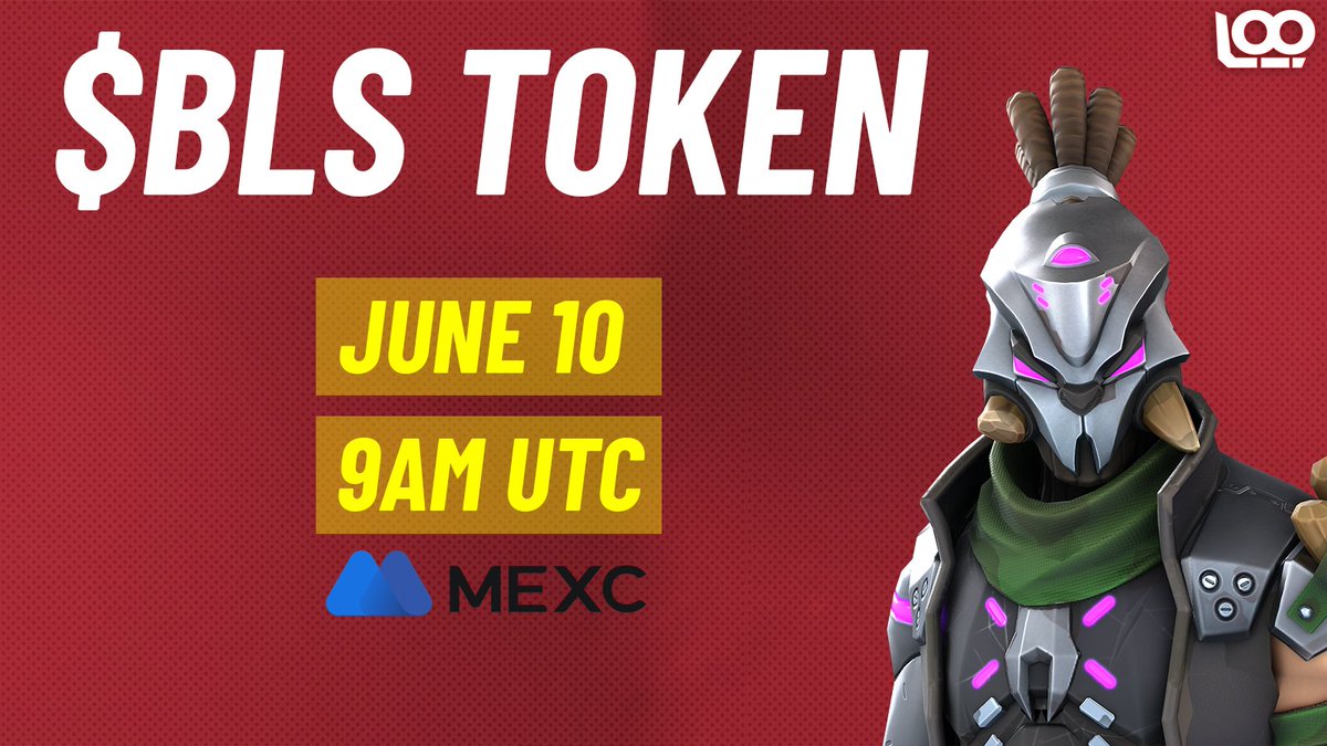 And...Another one.

$BLS Token will soon be available on @MEXC_Official 👽

📅 June 10th, 9AM UTC