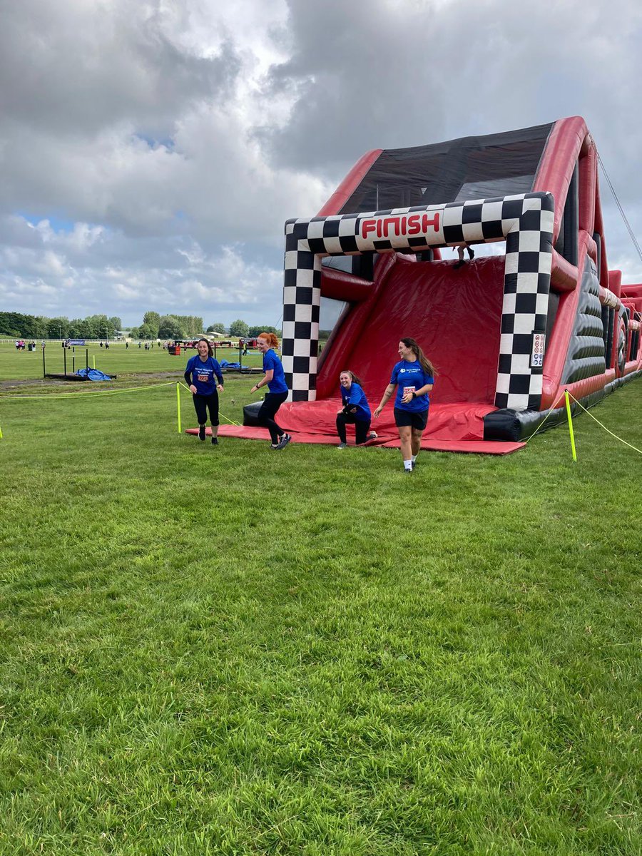 GlenavonJFCW's tweet photo. Inflatable 5k Complete πͺπ»β
Well done to the girls who completed the course this morning raising funds for @wirralhospice π
#Uptheglen #inflatable5k #DonateNow https://t.co/W4IdnqrUKM