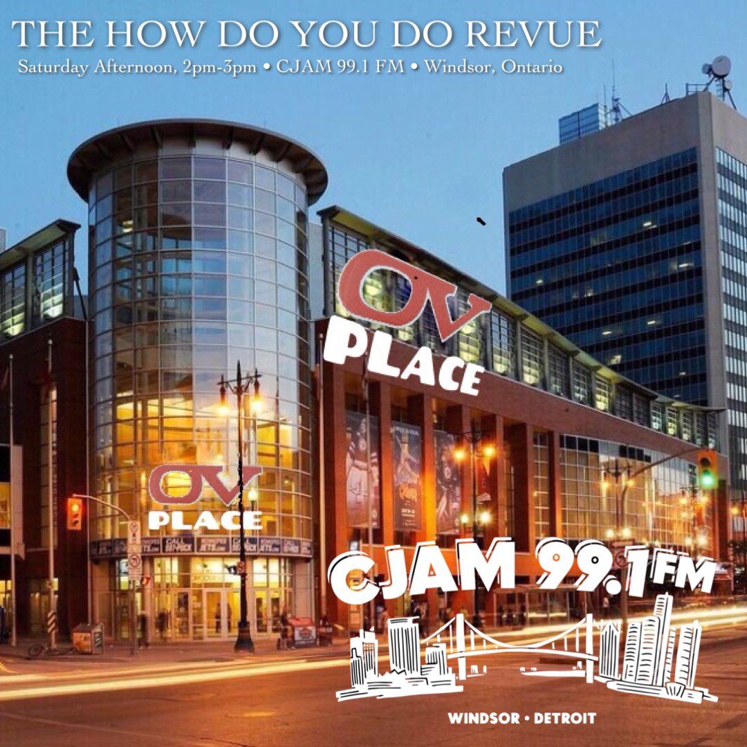 HowDoYouDoRevue's tweet image. Hey Windsor-Detroit!

We’re on the air right now on @CJAMFM, 99.1 FM! And streaming on cjam.ca &amp;amp; @iHeartRadio