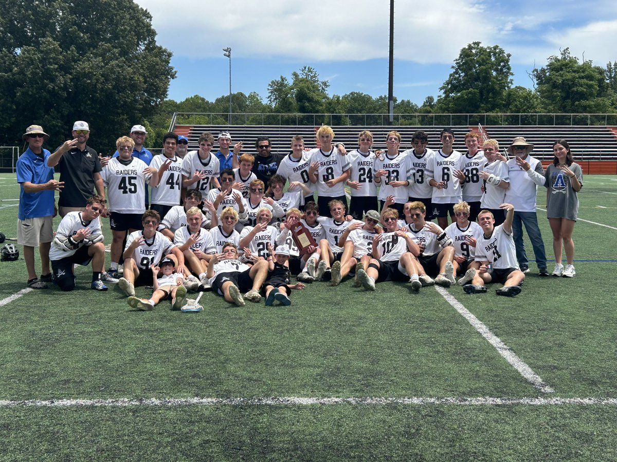 AtleeAthletics's tweet photo. Today history was made in Raider Nation. Baseball wins its first State Title in school History and boys lacrosse three-p. Let’s go! @AtleeBoosters @hanoversports @AtleeBaseball @atleelacrosse @CBS6SportsSean @LaneCtvsports  @ATLRaiderNation https://t.co/nw2nd90FQ8