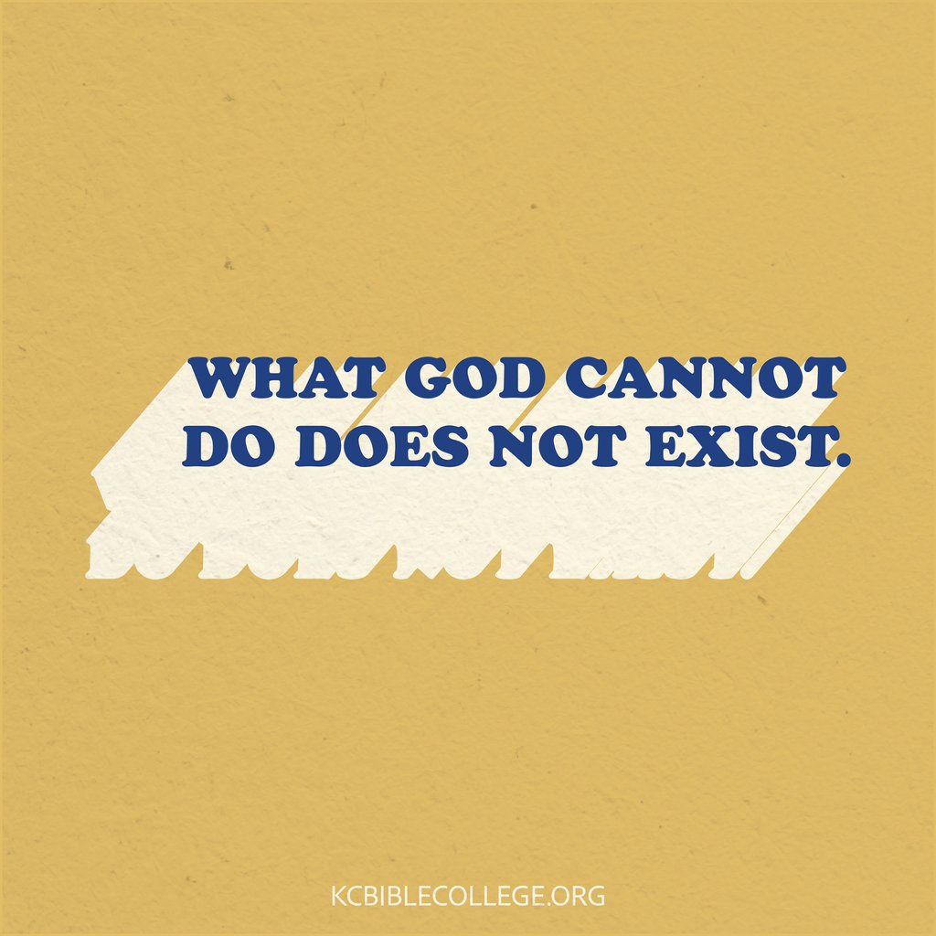 kcbiblecollege's tweet photo. Thereโs nothing our God canโt do. Anything is possible with Him!
#Godisable #Godcandoanything #anythingispossible #Godcandoit #Godcan https://t.co/NHsCsGvoo6